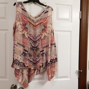 Live and let live tank top